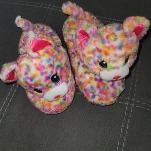 Build-A-Bear Workshop Confetti Leopard Slippers / Toddlers